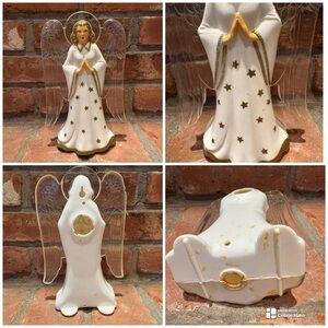 Vintage 40s/50s Royalite illuminated Christmas angel figurine/ tree topper